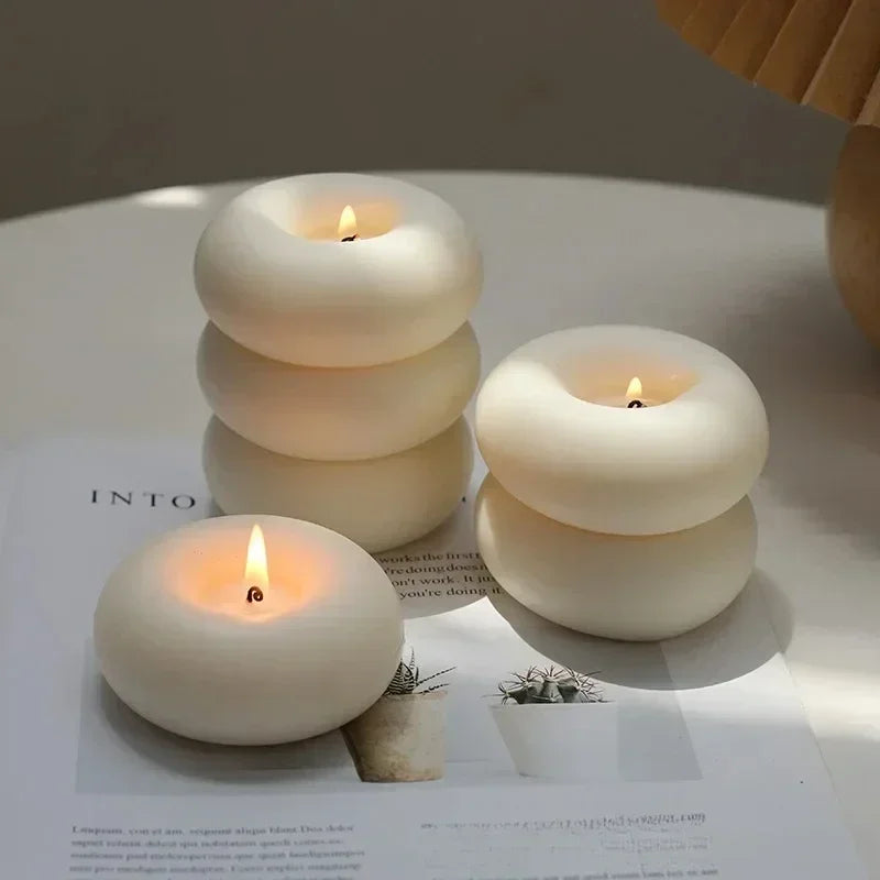 WHISKER | Donut Candles Vanilla Candle, Scented Candles, Aromatherapy Candle, Soy Wax Candle, Candle for Home, Bulk Wholesale - vue 9 sur 9