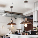 lustre industriel américain rétro en fer pour bar loft