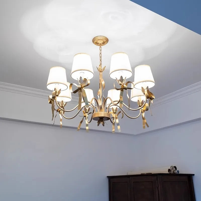 lustre moderne à nœud papillon pour enfants et princesses - vue 4 sur 5