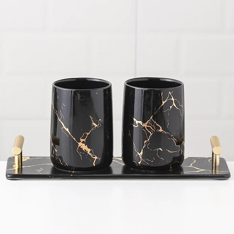 accessoires en céramique pour décoration de salle de bain - vue 9 sur 24