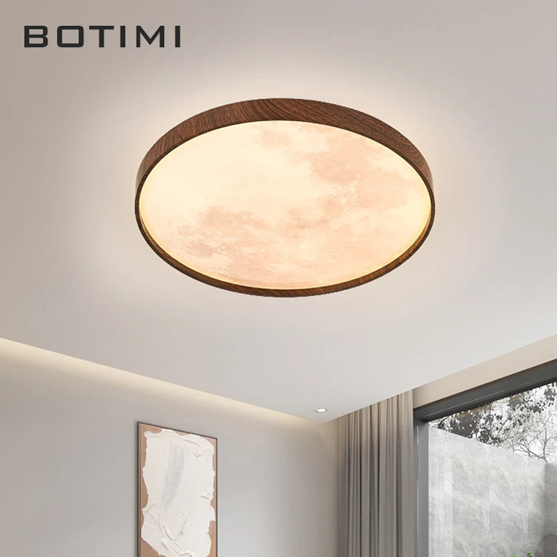 Plafonniers lune moderne LED à intensité variable - vue 3 sur 17