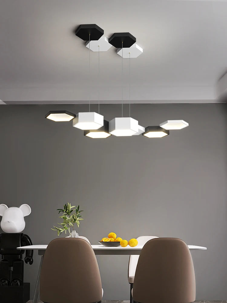 lampe de salon minimaliste moderne lampes géométriques créatives de styliste - vue 5 sur 10