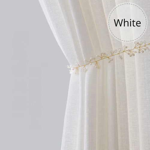 Rideau voile tulle moderne leger pour salon chambre