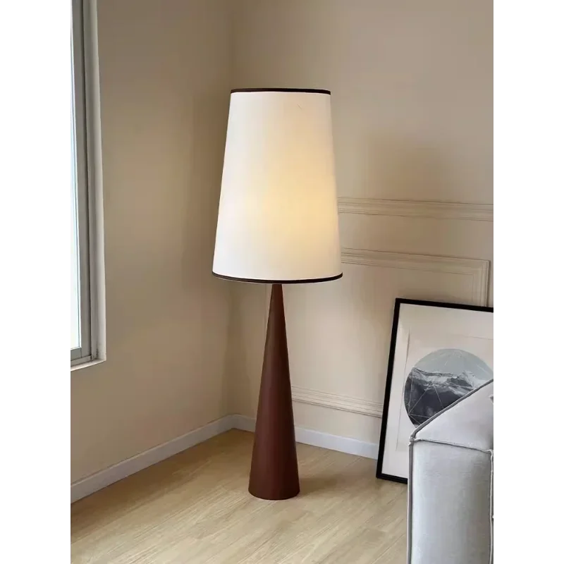 Lampadaire japonais au design Nordique en bois Wabi-sabi - vue 3 sur 12