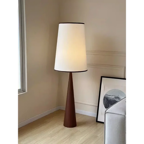 lampadaire japonais wabi-sabi en bois design nordique décoratif