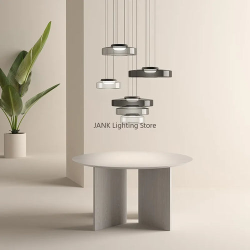Suspension en verre minimaliste design style italien - vue 4 sur 24