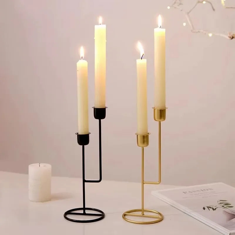 bougeoir nordique artisanal pour événements et décoration festive - vue 3 sur 20