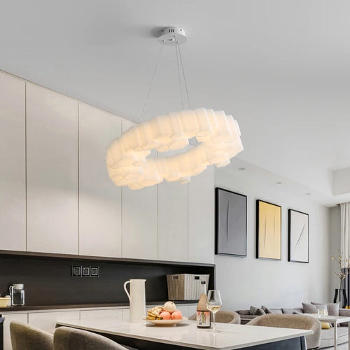 Nordic minimalist cloud LED ceiling light - vue 6 sur 8
