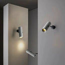 applique murale rétro en ciment rotatif avec lampes led pivotantes