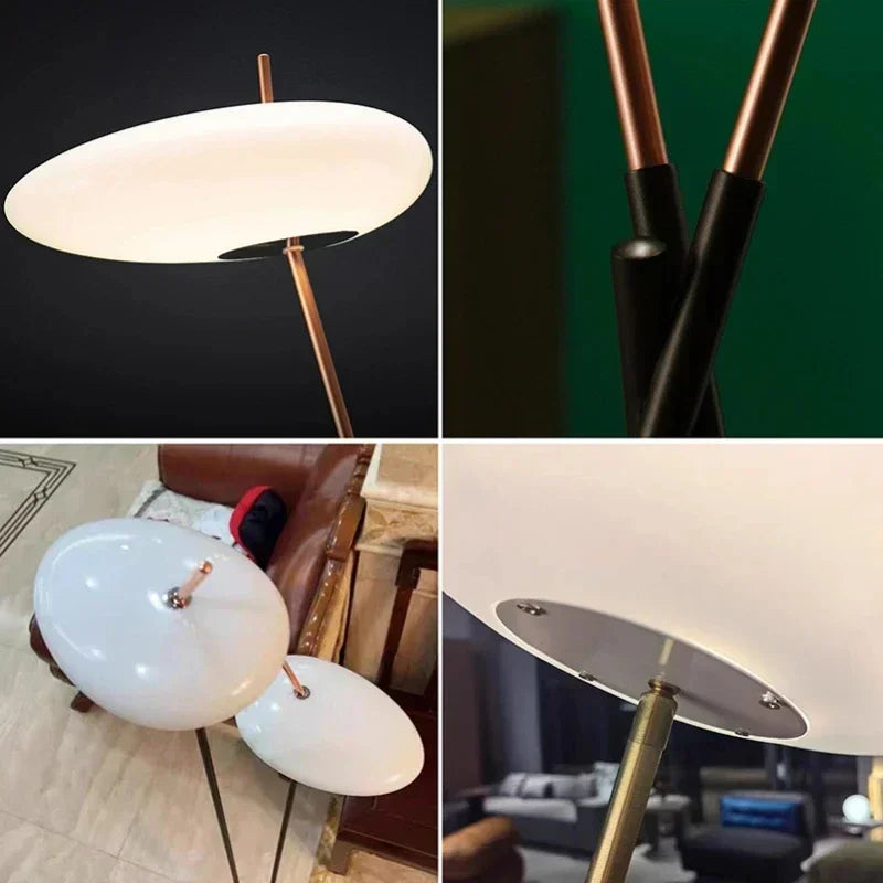 lampadaire moderne en acrylique style nordique pour décoration intérieure - vue 6 sur 9