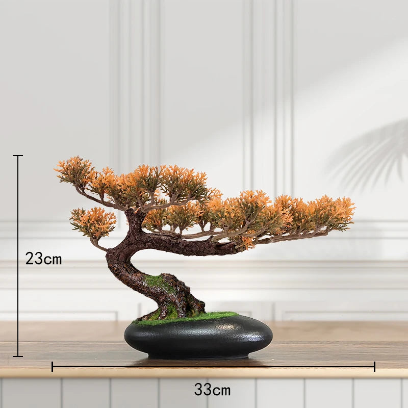 décoration intérieure faux arbre bonsaï style chinois pour un paysage apaisant - vue 12 sur 33