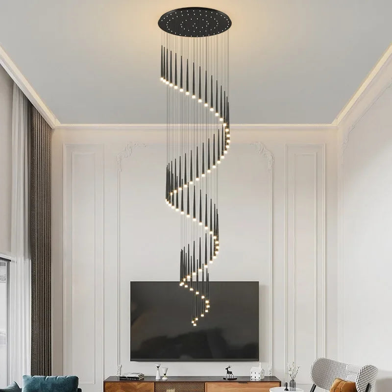 lustre moderne à led pour décoration d'intérieur haut de gamme - vue 2 sur 22