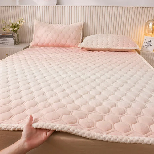 surmatelas doux pour étudiants en peluche pour lit simple ou double - vue 12 sur 18