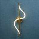 Minimalist acrylic wall light with nordic artistic lines