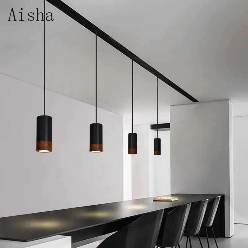 Minimalist designer pendant light for modern interior decor - vue 5 sur 7