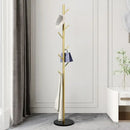 Metal Standing Holder for Purse, Tree with Light, Luxury Rock Plate Base, Marble Scarf and Bag Rack, Minimalist Stand