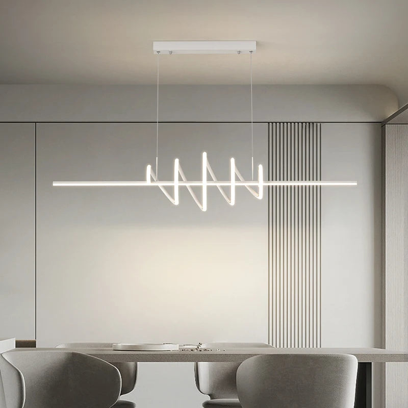 lustre moderne en led pour un éclairage élégant intérieur - vue 7 sur 18