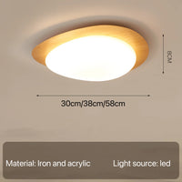 Moderne rétro bois couleur plafonnier chambre Restaurant cuisine étude pavé décoration lumière balcon Led éclairage intérieur
