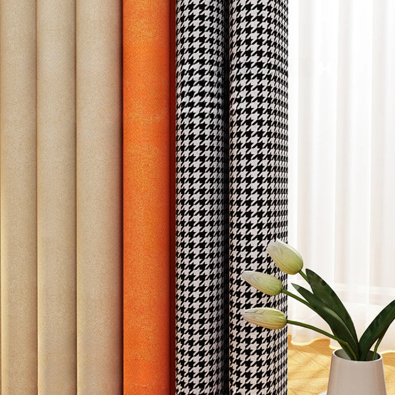 Rideau occultant moderne minimaliste pour salon et chambre - vue 4 sur 10