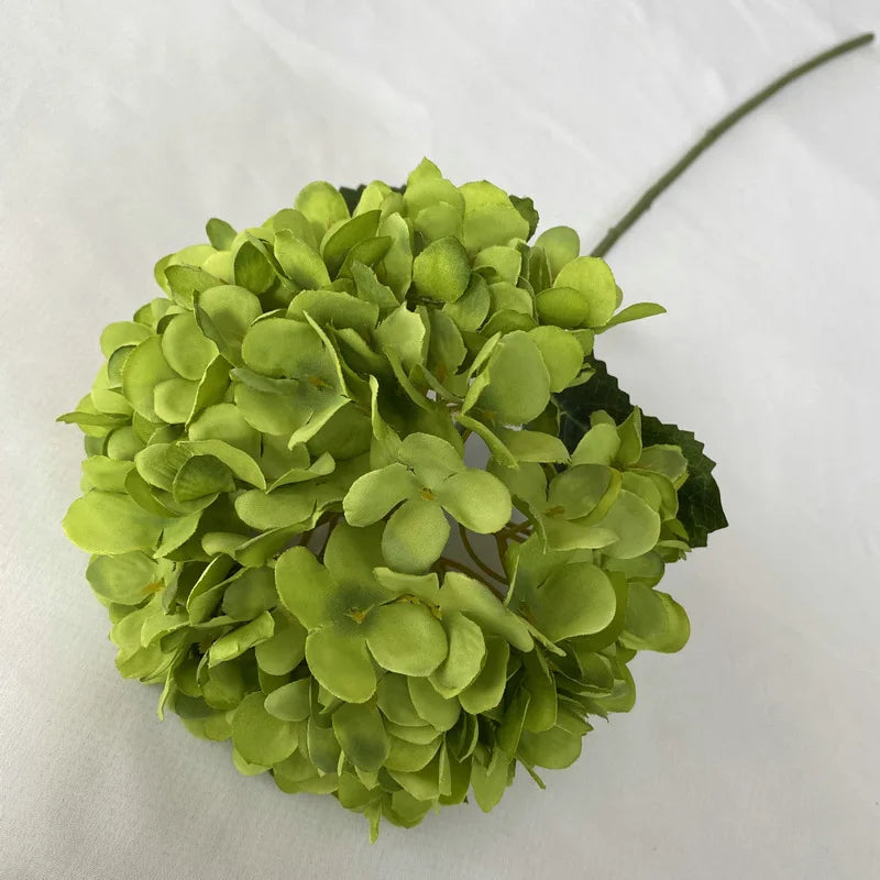 bouquet d'hortensias artificiels en soie pour mariages et décorations festives - vue 19 sur 19
