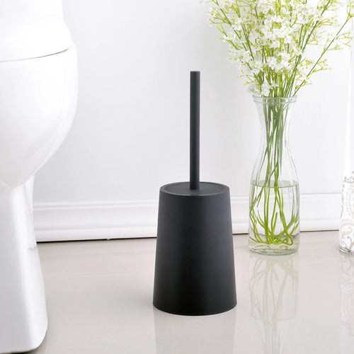 brosse de toilette moderne avec couvercle design élégant accessoires de nettoyage - vue 2 sur 9