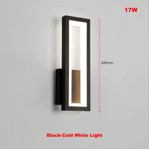Modern minimalist LED wall light for interior decoration - vue 12 sur 12