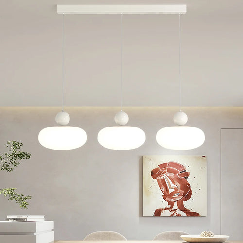 lustre LED avec lampes modernes - vue 4 sur 10
