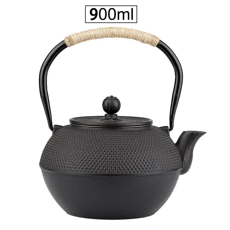 Théière japonaise en fonte avec infuseur acier inoxydable