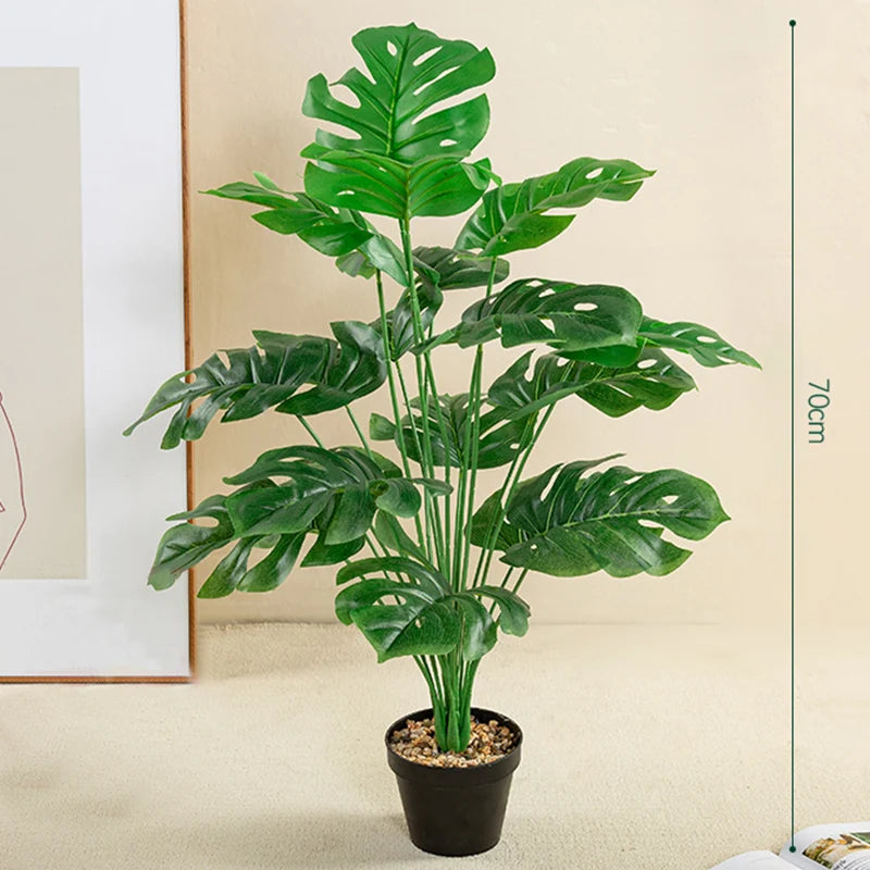 plantes artificielles monstera palmier feuilles de tortue pour décoration - vue 9 sur 8