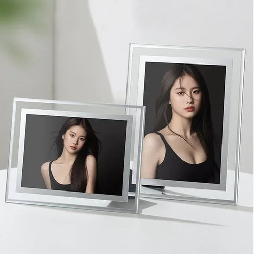cadre photo en cristal pour portraits de famille et voyages - vue 5 sur 7