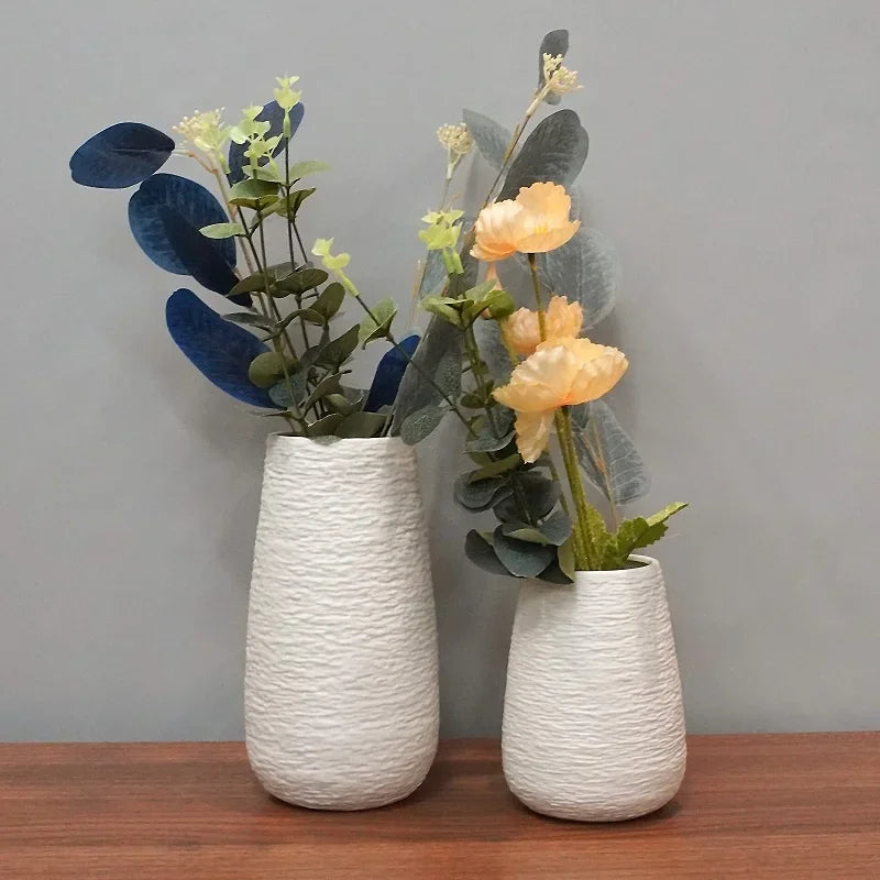 vase en céramique décoratif pour fleurs sèches intérieur maison - vue 3 sur 10