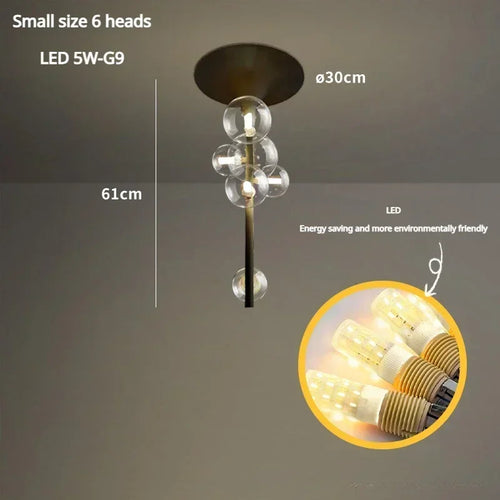 lustre moderne en verre pour une décoration élégante - vue 12 sur 12