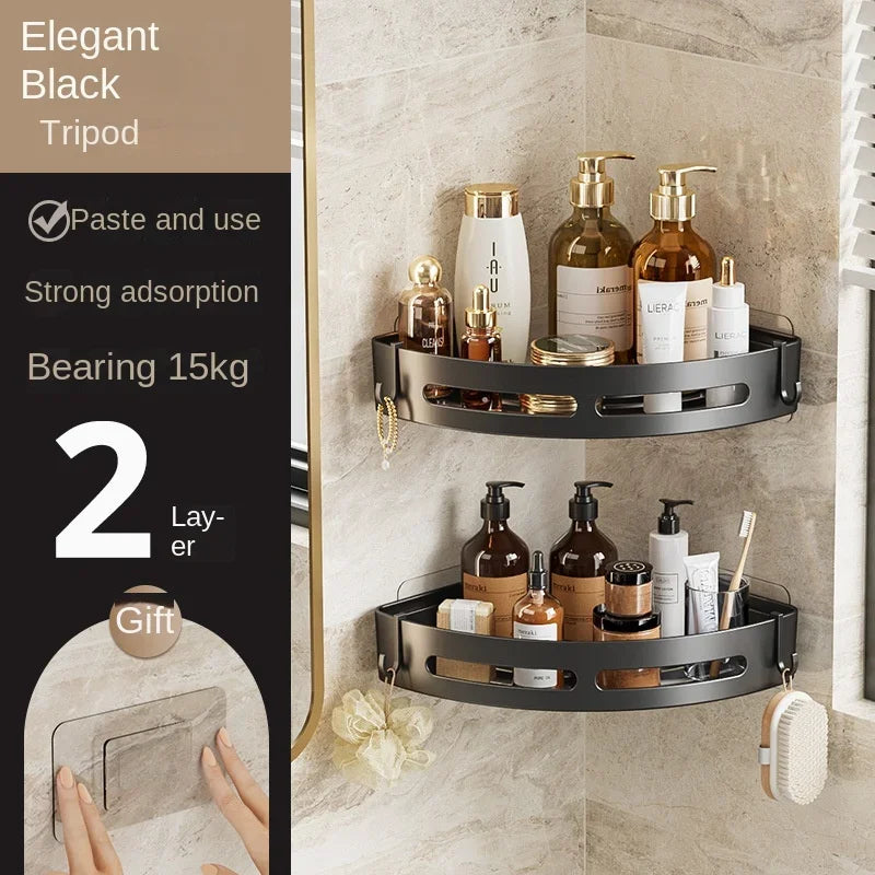 supports de rangement pour shampoing sans perforation pour douche