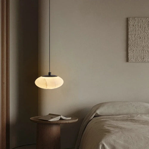 suspension en marbre à led design nordique décoratif pour intérieur - vue 3 sur 7