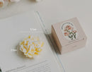 bougie parfumée artisanale en forme dœillet pour mariage et fêtes