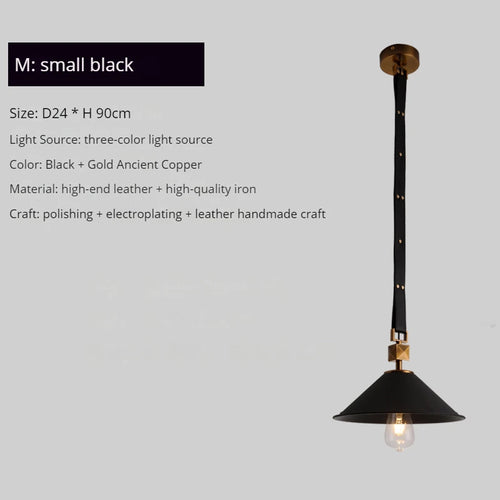 lustre moderne en cuir avec suspension lumière et verre cristal - vue 15 sur 14