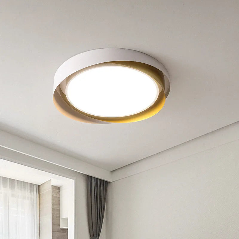 Plafonnier Simple Moderne À LEDs Lumières Gradation Luminaire Chambre Salon Étude Foyer Salon Lampes Lampara Para Habitacion - vue 3 sur 12