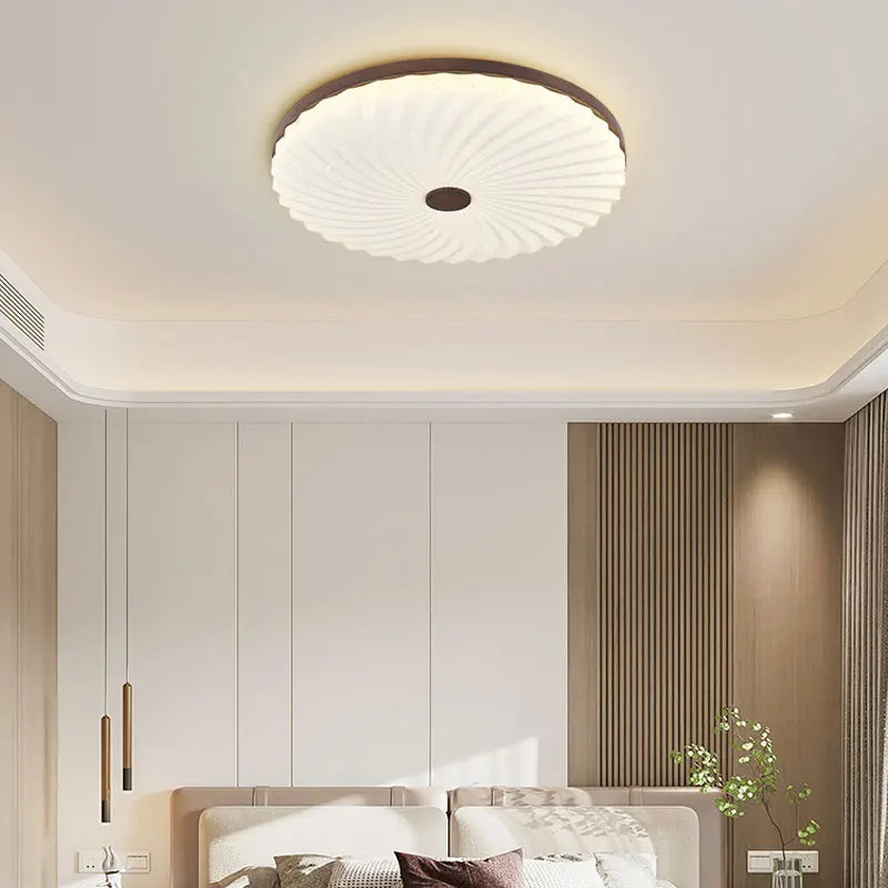 plafonnier en bois et led pour décoration intérieure moderne - vue 4 sur 10