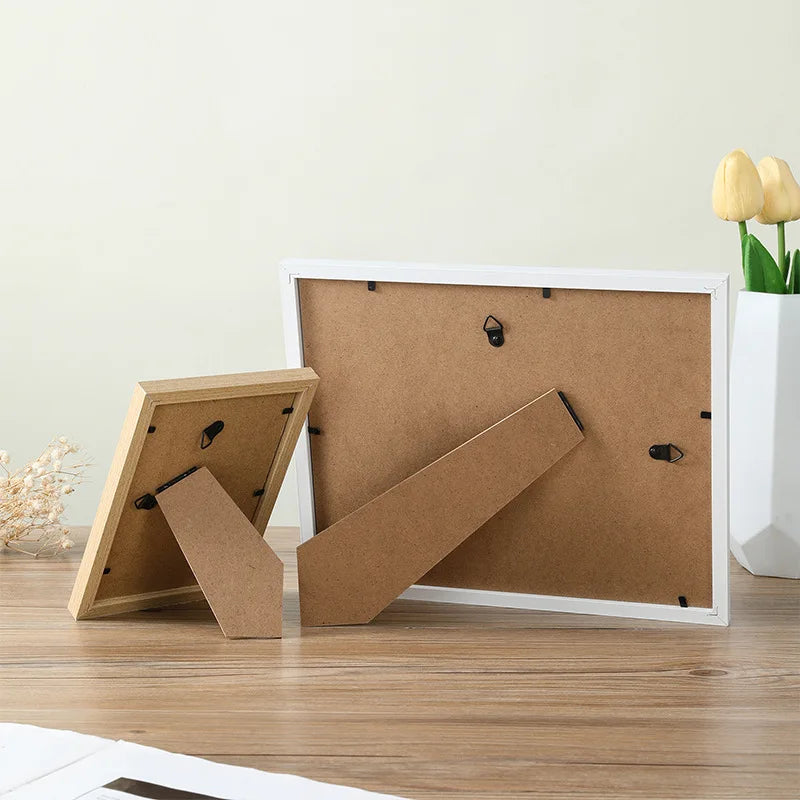 cadre photo en bois à suspendre pour décoration et cadeaux - vue 3 sur 10