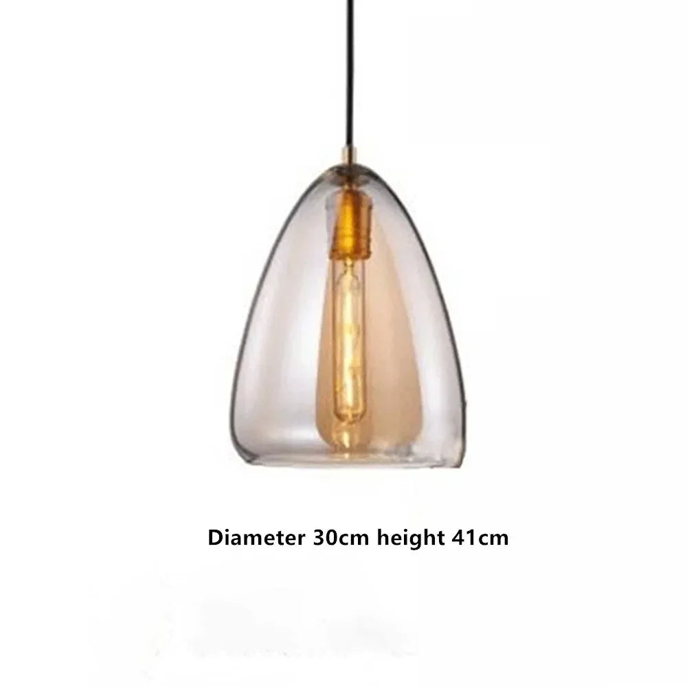suspension en verre design nordique pour décoration intérieure moderne - vue 14 sur 15