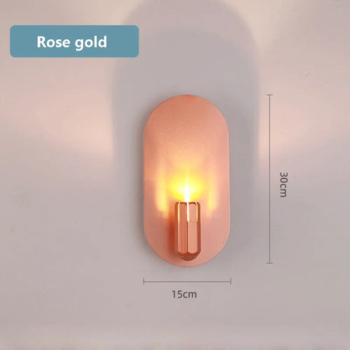 Minimalist luxury aluminium wall light with creative decorative design - vue 9 sur 8