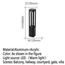 Contemporary outdoor LED lamp for garden and courtyard