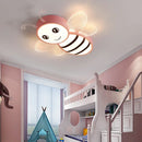 plafonnier led dessin animé petite abeille décoration maternelle moderne