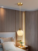 Nordic marble and copper minimalist modern pendant light