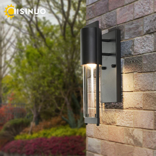 Éclairage mural LED extérieur étanche rétro Vintage Bronze E27 ampoule pour jardin porche applique réverbère 96V220V applique Luminaire - vue 2 sur 8