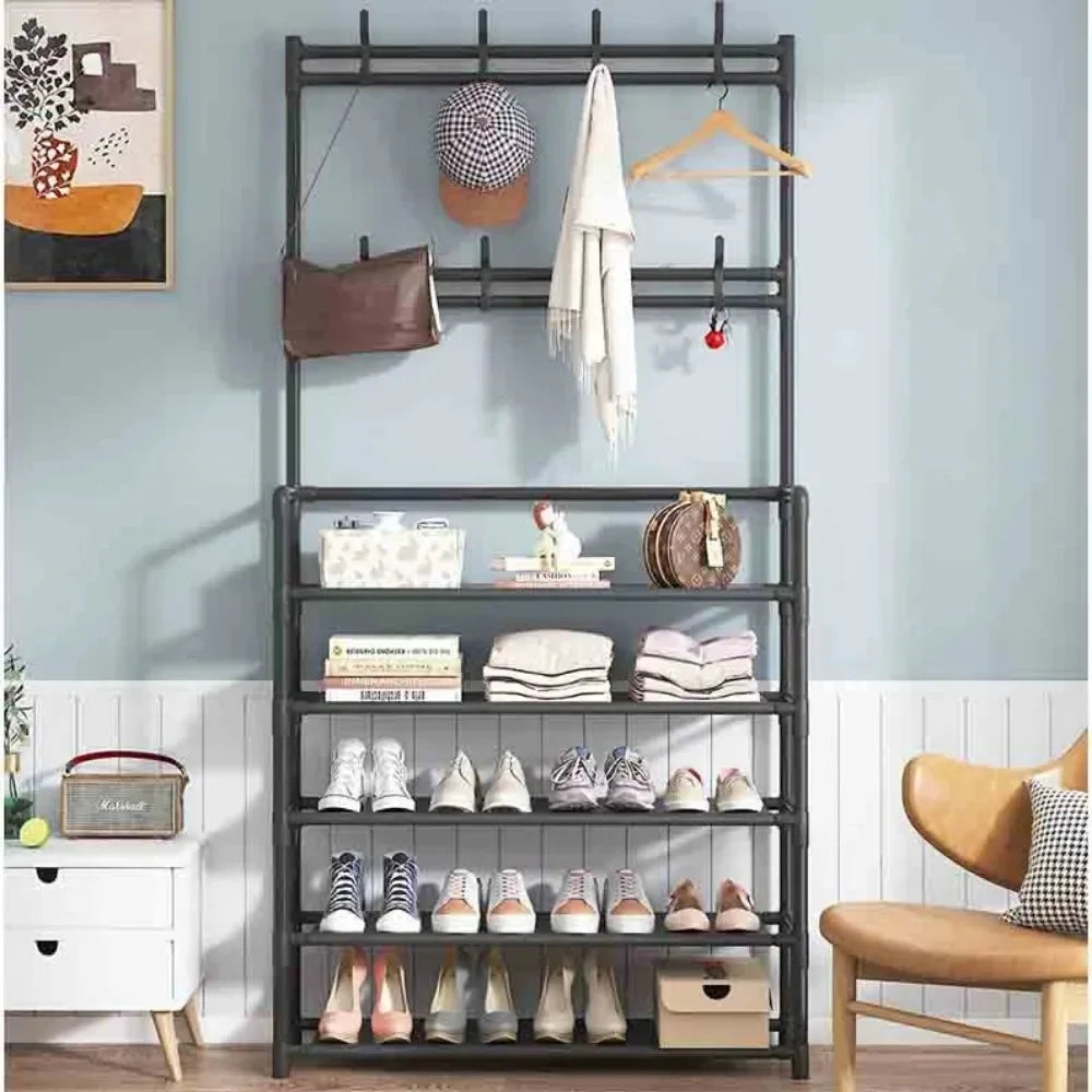 étagère à chaussures multifonction pour rangement et séchage - vue 4 sur 11