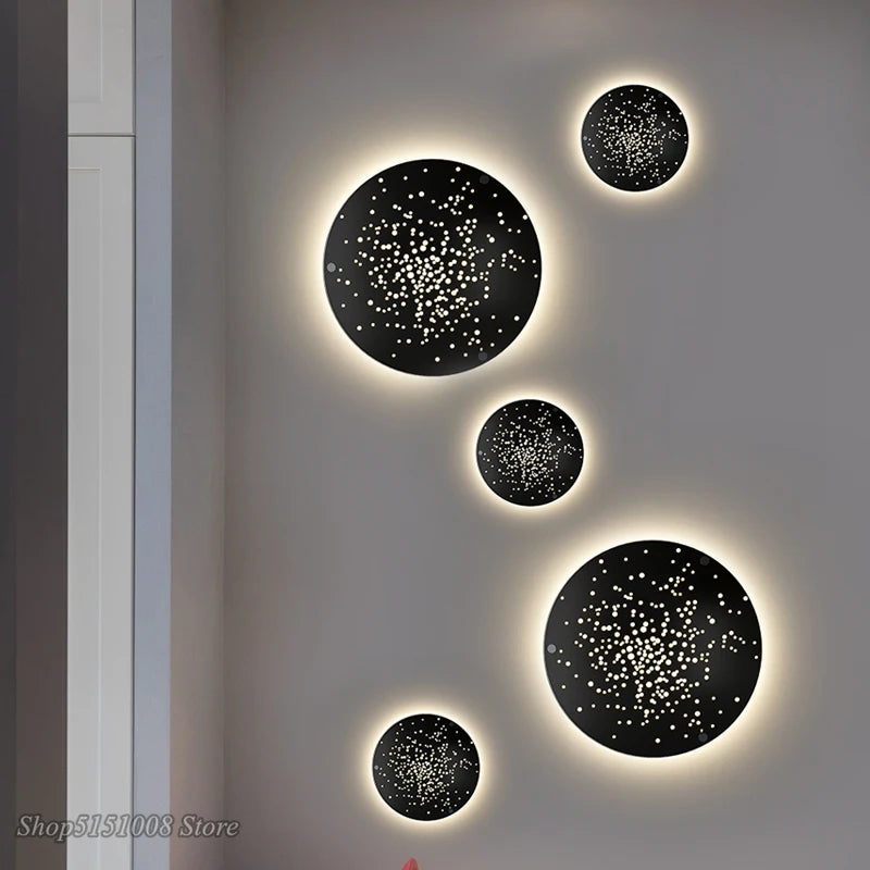 applique murale led 2022 luxe moderne canapé tv fond - vue 4 sur 10