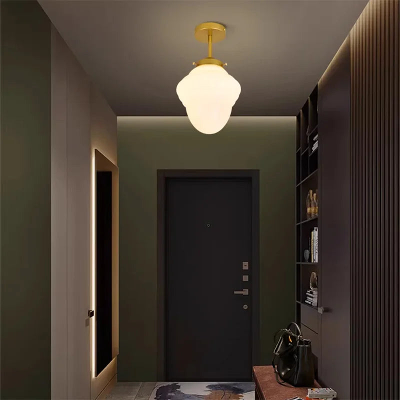 Suspension en verre LED rétro - vue 5 sur 26