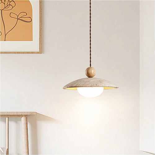 suspension à led en pierre style nordique pour décoration intérieure - vue 2 sur 8