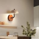 applique murale vintage en pierre naturelle champignon lumineux